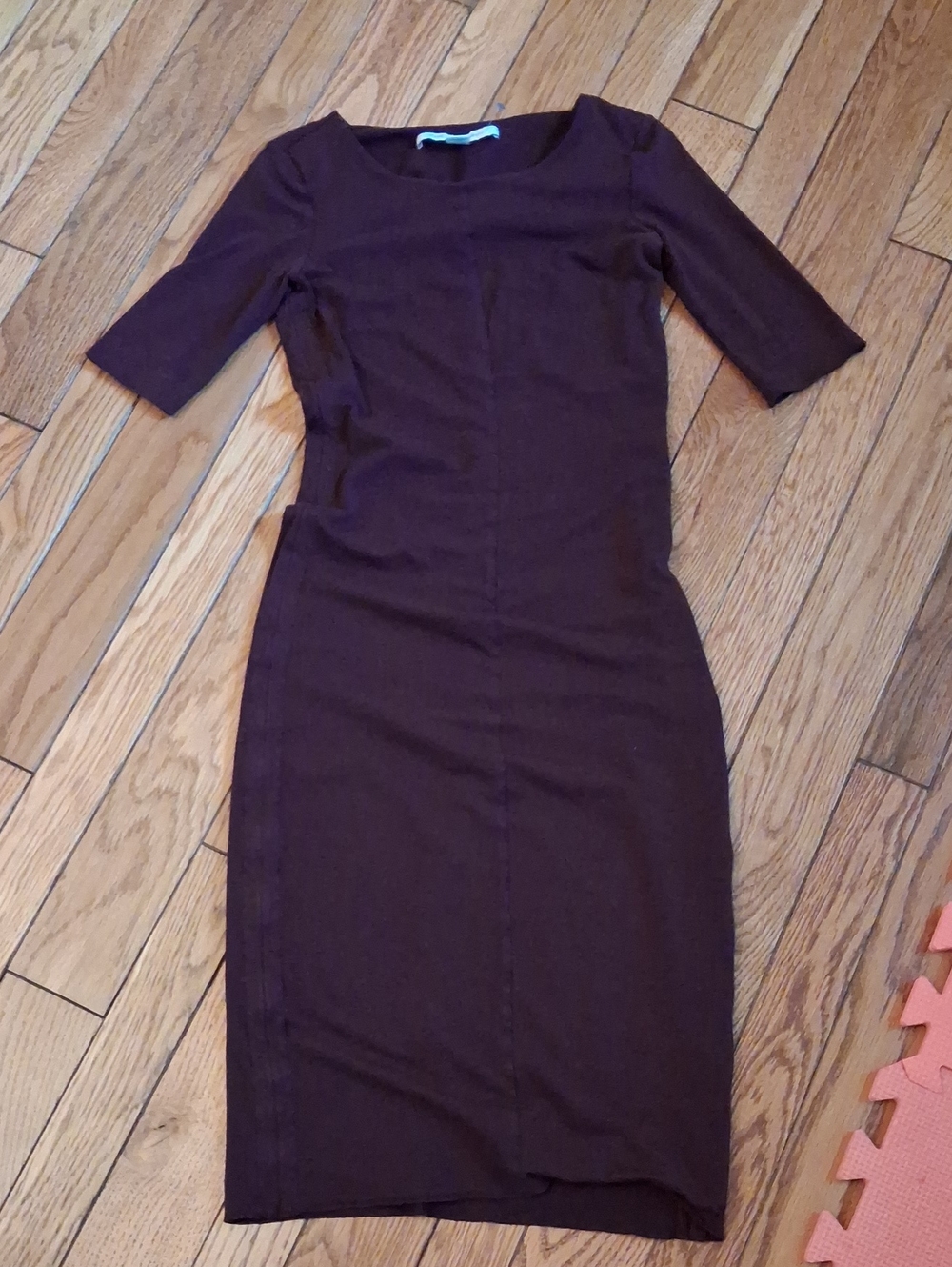 Diane von Furstenberg Women's Sheath Dress in Plum Sz P